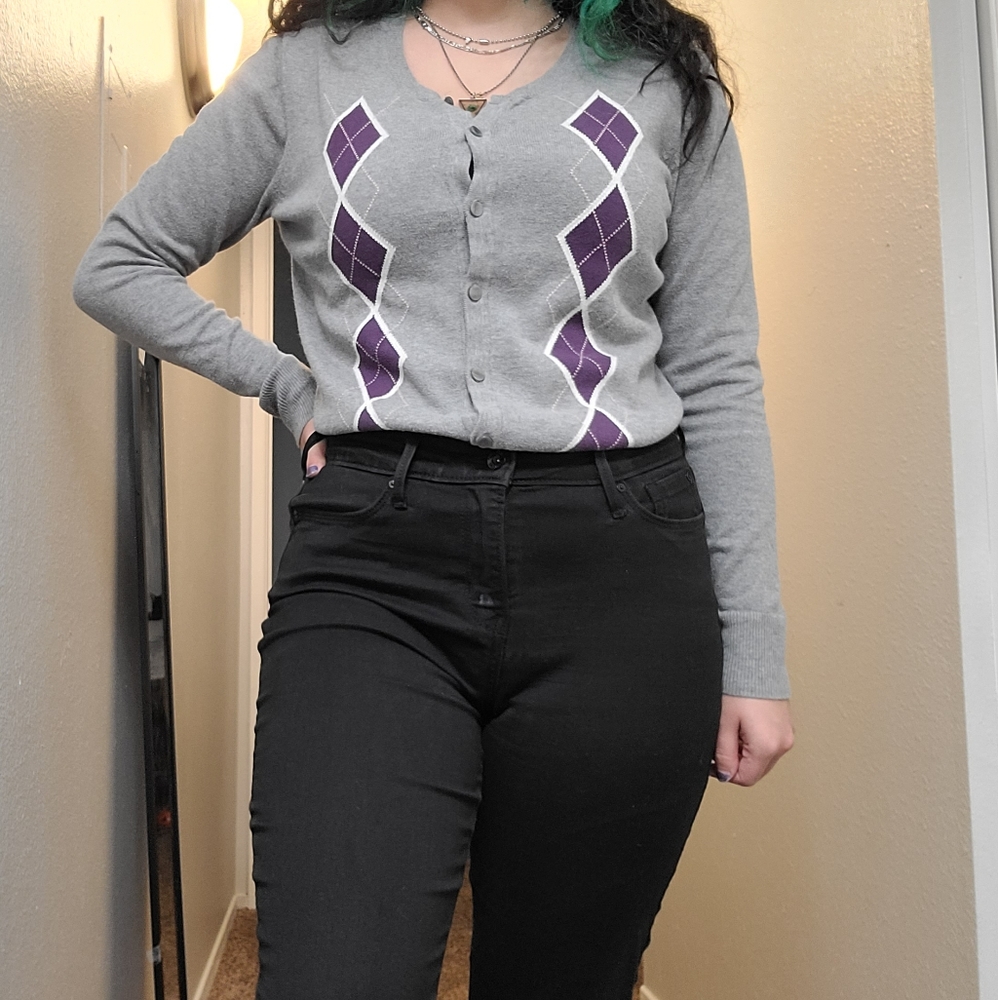 Argyle Cardigan - image 1